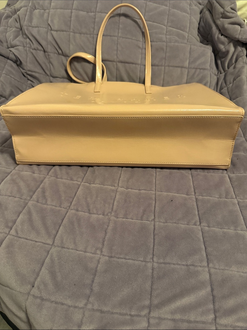 Ted Baker Blush Pink Embossed Tote - Picture 5 of 9